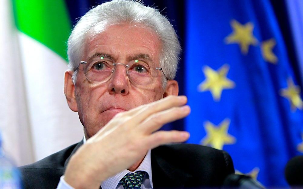 Italiaanse premier Monti. Foto EPA