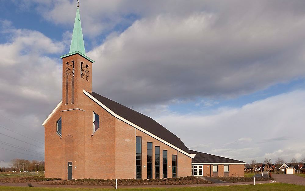 PUTTEN – De hersteld hervormde gemeente in Putten neemt zaterdag 17 december haar nieuwe kerkgebouw in gebruik. Het gebouw is ontworpen door Van Beijnum architecten uit Amerongen. Foto RD