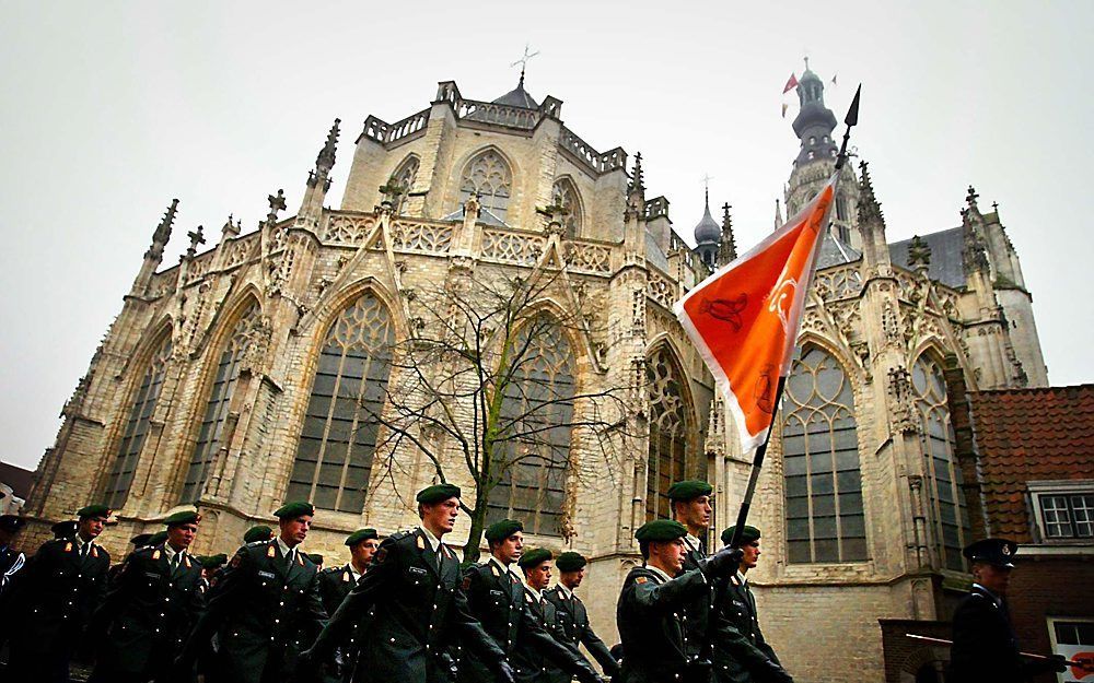 „In de Vroege Kerk waren een heleboel activiteiten die een christen niet mocht doen. Dienen in het leger was er een van, net als alle andere beroepen waarin mensen beslissen konden over leven en dood van een ander.” Foto ANP