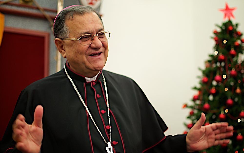 De Latijnse patriarch van Jeruzalem, mgr. Fouad Twal. Foto: Alfred Muller