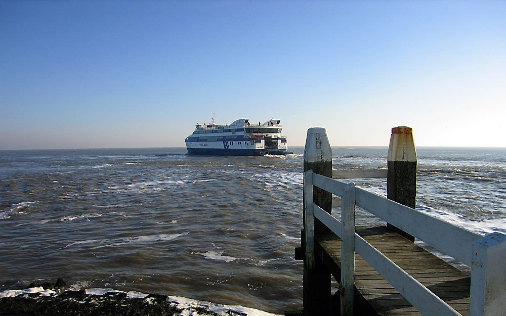 Veerboot van Rederij Doeksen naar Vlieland.  Foto ANP