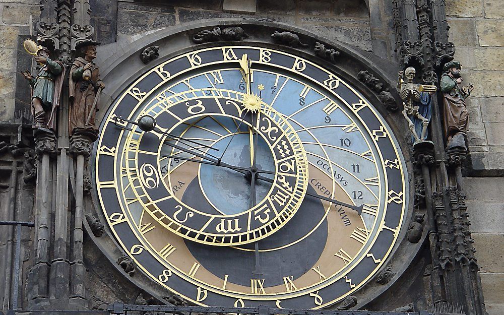 De astronomische klok in Praag. Foto Wikimedia