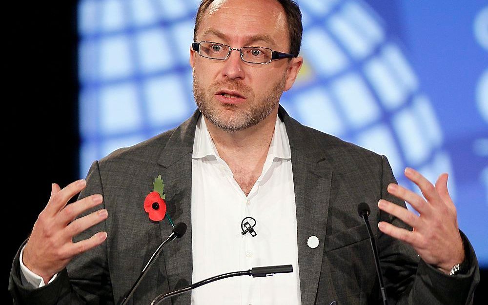 Jimmy Wales, oprichter Wikipedia. Foto EPA