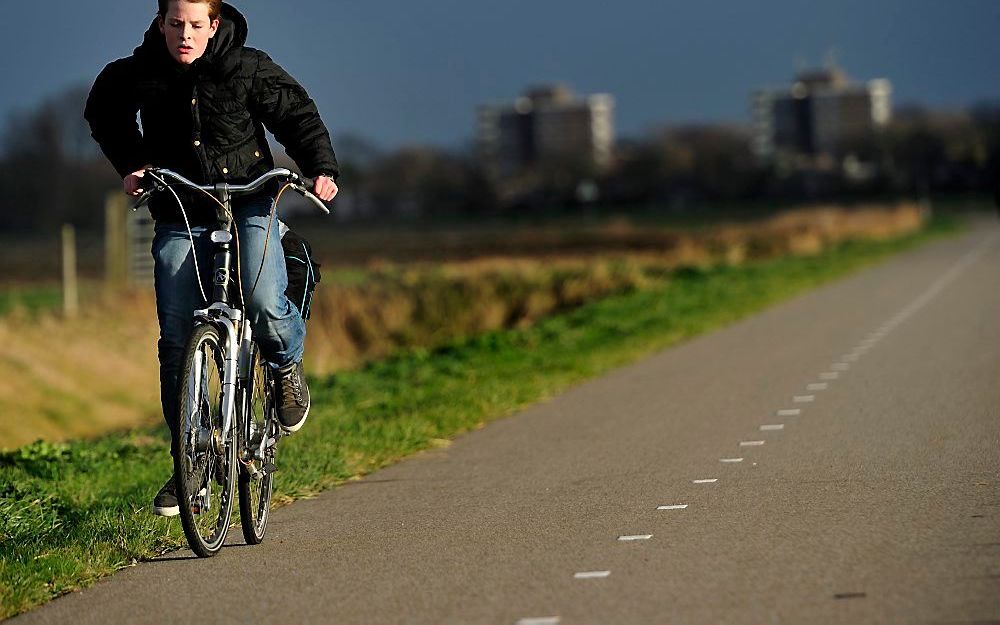 Het KNMI heeft voor de provincies Friesland en Noord-Holland de code oranje (extreem weer) afgegeven.  Foto ANP