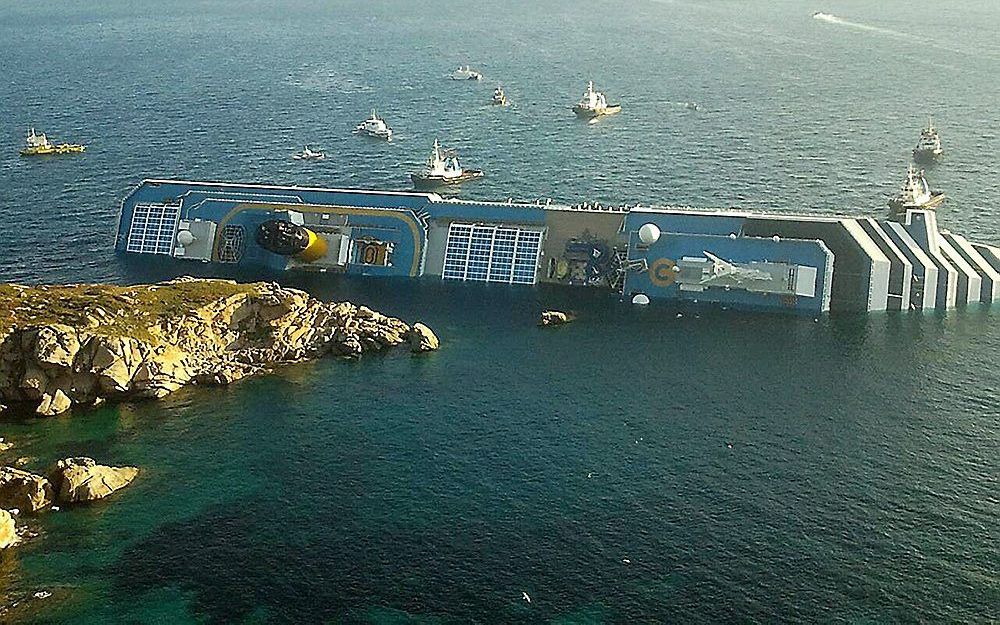 Cruiseschip Costa Concordia. Foto EPA