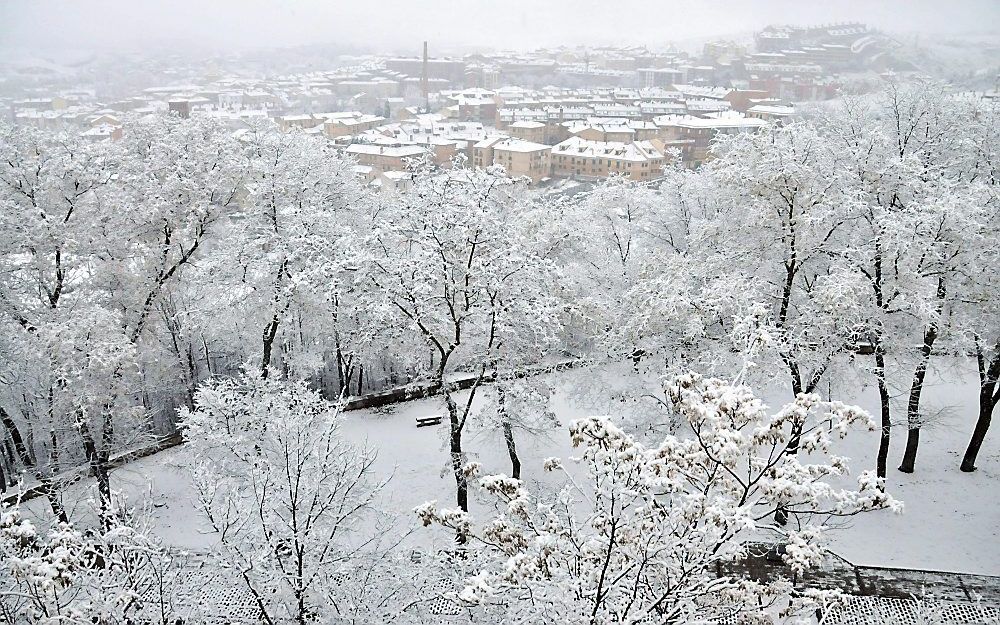 Winter in Zuid-Europa. Foto: Spanje, maandag 16 januari 2012. Foto EPA