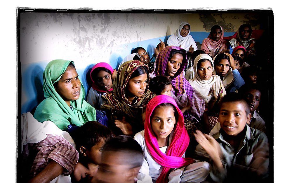 Pakistaanse christenen zingen geestelijke liederen. Foto RD