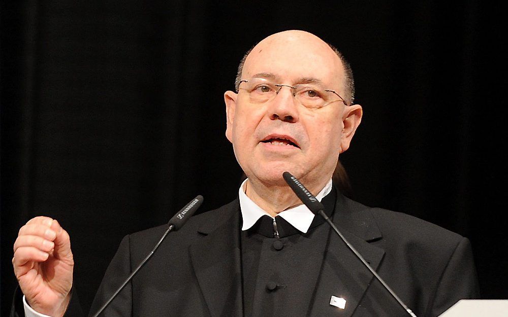 Ds. Nikolaus Schneider, raadsvoorzitter van de Duitse Evangelische Kerk (EKD). Foto EPA