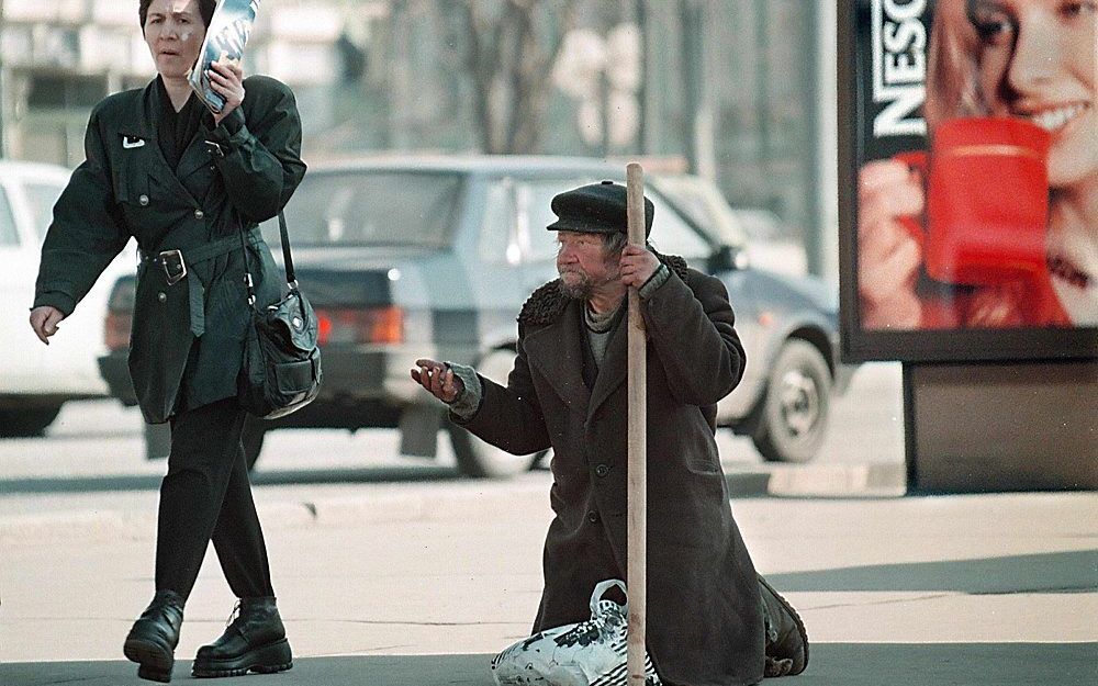 De economische groei heeft sinds 1990 in veertien landen van de G20-landen de arme mensen meestal geen voordelen opgeleverd, blijkt uit een rapport van hulporganisatie Oxfam Novib.  Foto EPA