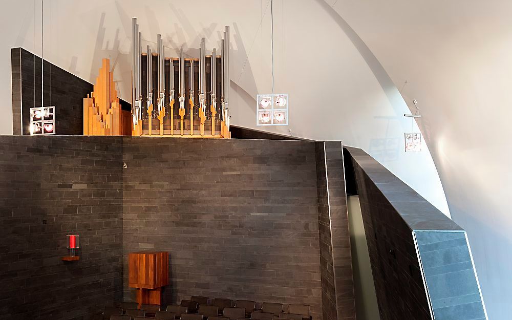 Het orgel in de kapel van het Jeroen Bosch Ziekenhuis. Foto Henk Schuurmans