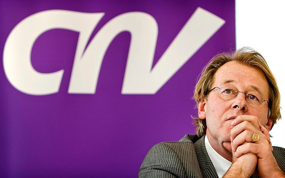 CNV-voorzitter Jaap Smit.  Foto ANP