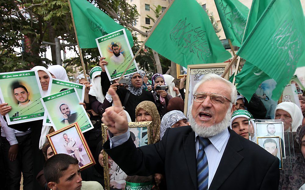 Voorzitter van het Palestijnse parlement Aziz Dweik.  Foto EPA