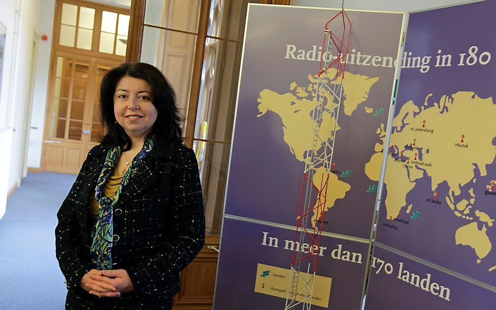 Hanna Kovner van het Israëlische Messiasbelijdende radiostation Kol Ha’Yeshua bezoekt deze week Nederland. Foto RD, Anton Dommerholt