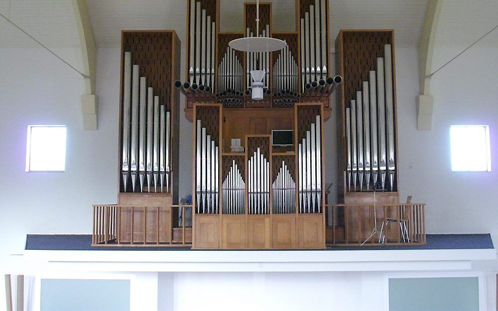 Het orgel in de Kruiskerk van Meppel. Foto Wietse Meinardi