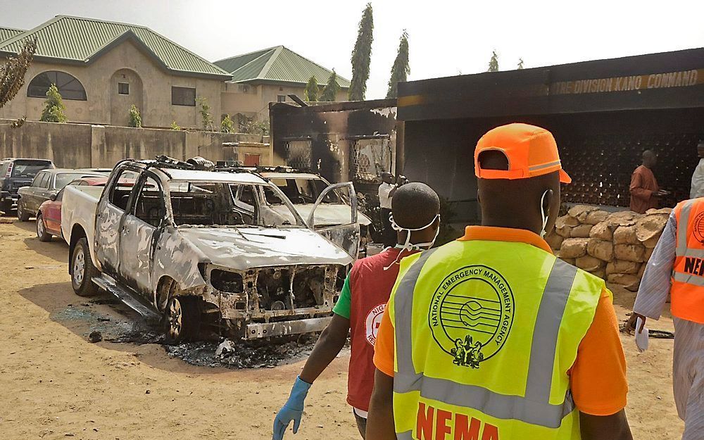 Bomaanslag in Kano, Nigeria. Foto EPA