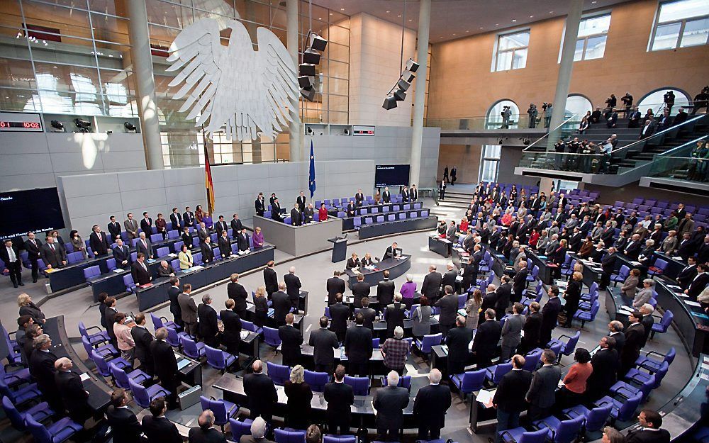 De Bondsdag, de Duitse Tweede Kamer.  Foto EPA