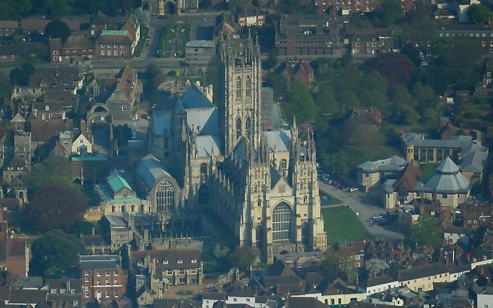 De kathedraal van Canterbury, een van de grootste kerkgebouwen van de Anglicaanse Kerk. Foto Lieven Smits / Wikimedia