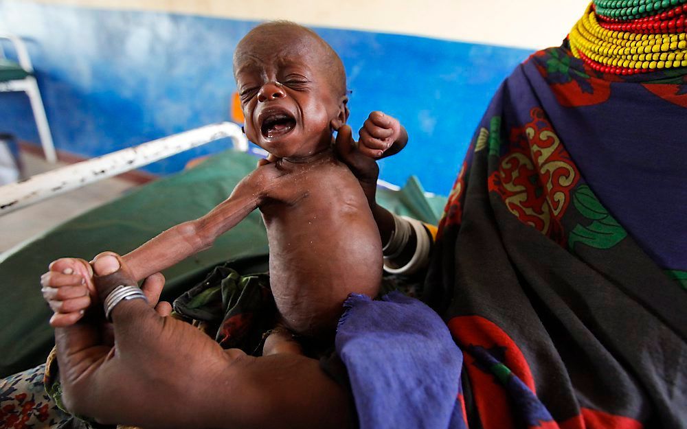 „Het aantal mensen in de wereld met honger was lang dalende, tot 850 miljoen in 2005 (13 procent van de wereldbevolking). Nu zijn het er waarschijnlijk meer dan 1 miljard, dus een zevende van de bevolking.” Foto EPA