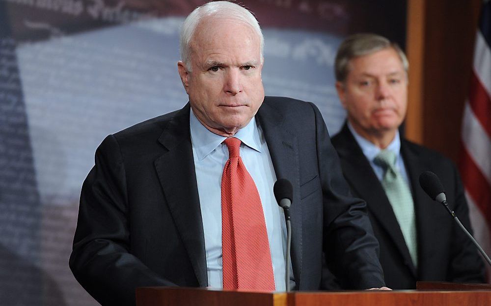 Amerikaans senator McCain.  Foto EPA