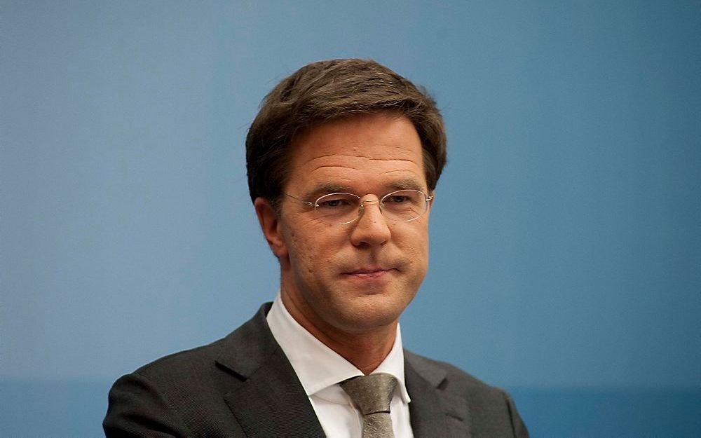 Premier Rutte.  Foto ANP