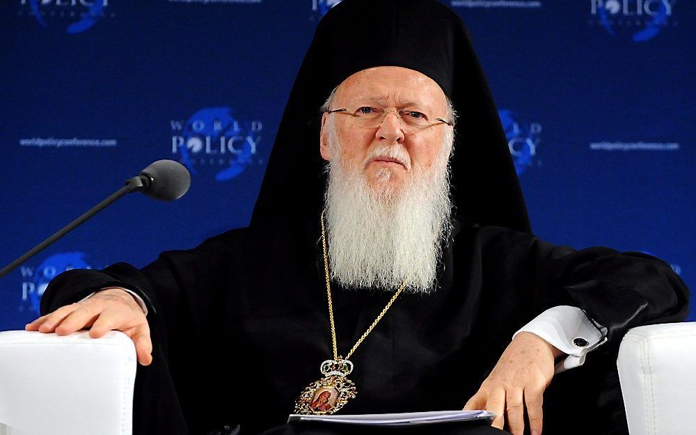 Bartholomeus I, oecumenische patriarch van Constantinopel. Foto EPA