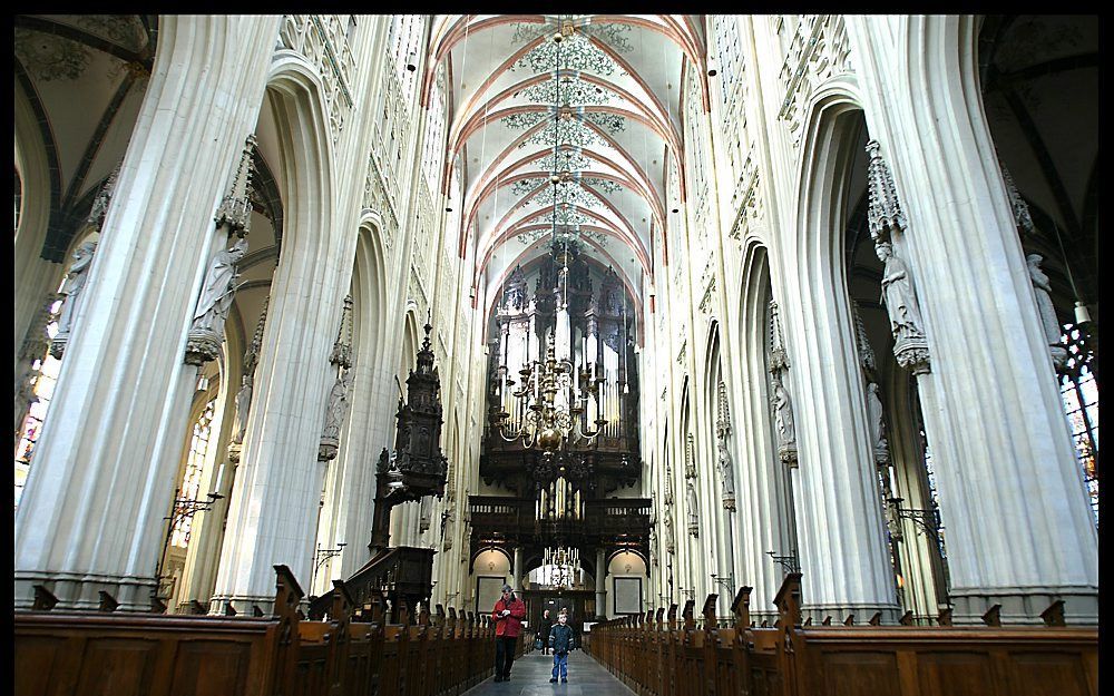 Interieur van de St. Janskerk in Gouda. Foto RD, Henk Visscher