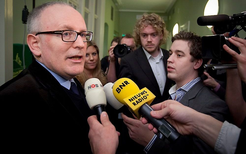 PvdA-Tweede Kamerlid Frans Timmermans. Foto ANP