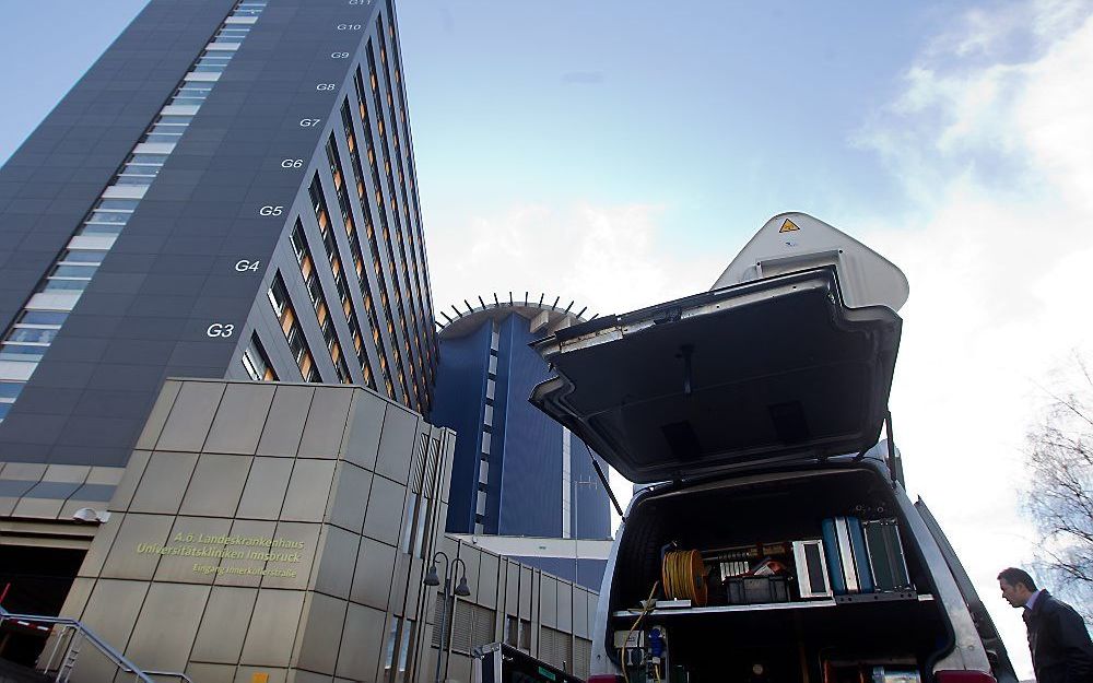 Het Landeskrankenhaus in Innsbruck. Foto EPA