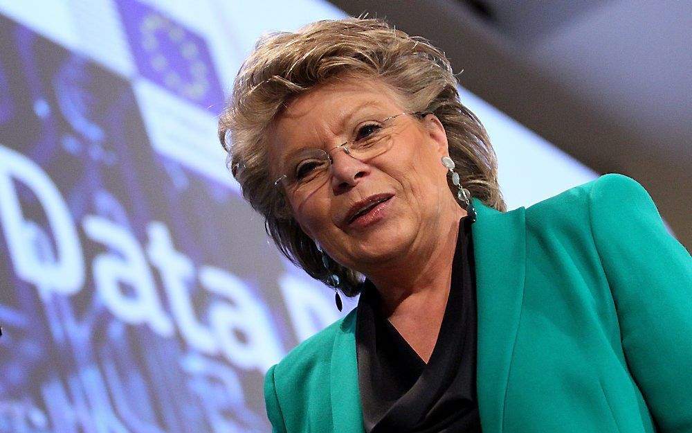 Europees Commissaris Viviane Reding.  Foto EPA