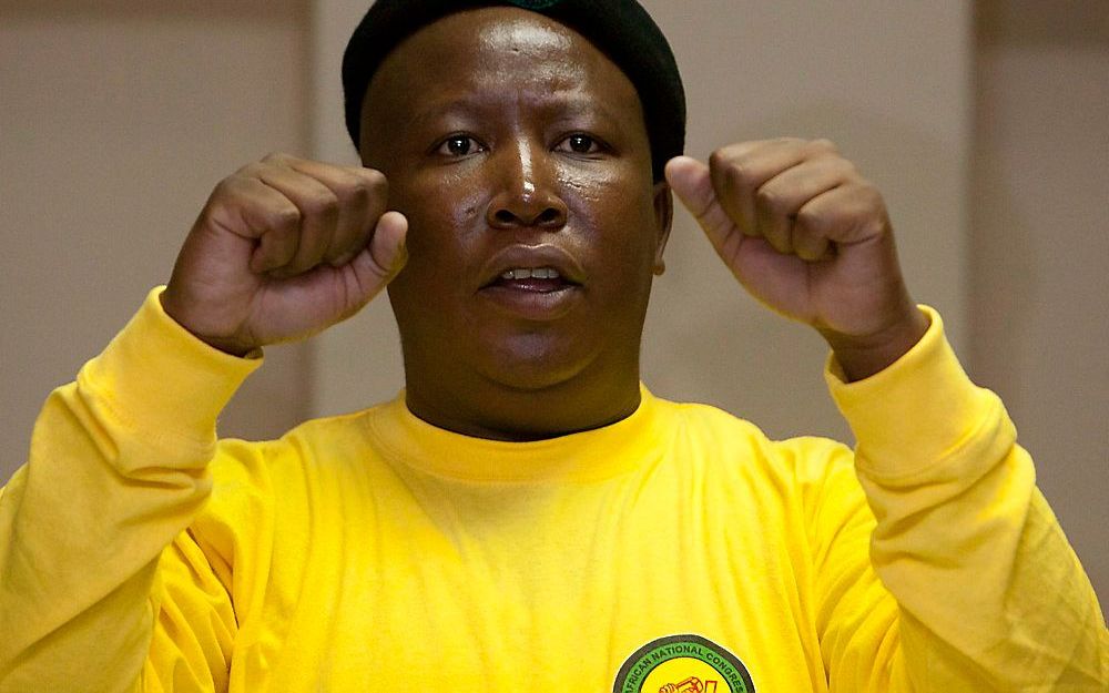 De omstreden Zuid-Afrikaanse jeugdleider Julius Malema.  Foto EPA