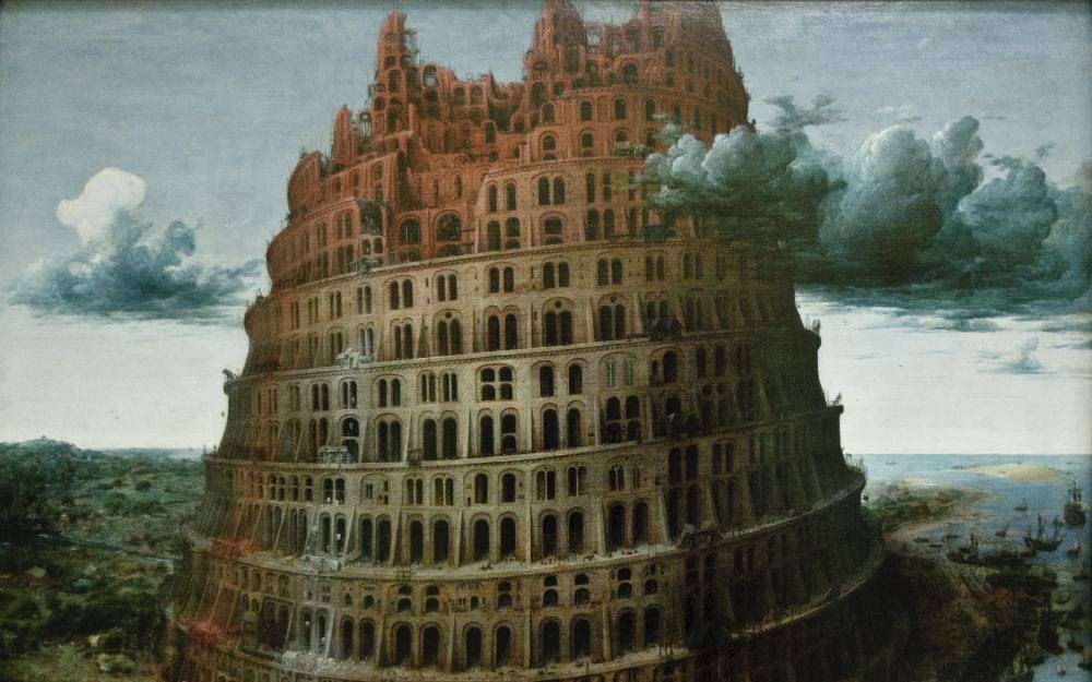 Jericho werd al gesticht voor de torenbouw van Babel, meent Willem de Visser. De illustratie toont ”De toren van Babel”, omstreeks 1560 geschilderd door Pieter Brueghel de Oude. Foto Museum Boijmans Van Beuningen