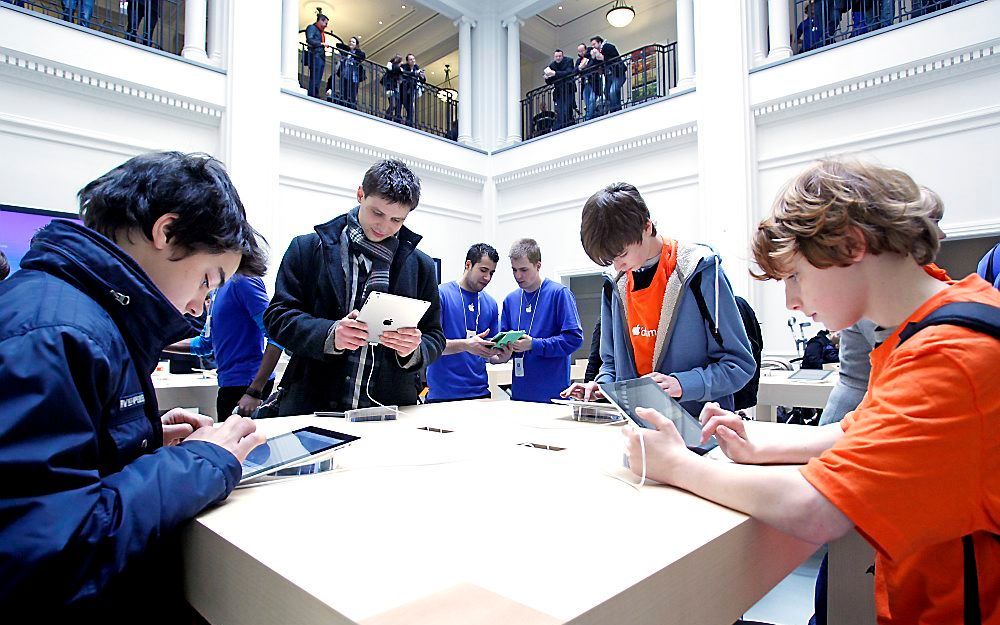 Apple-store in Amsterdam. Foto ANP