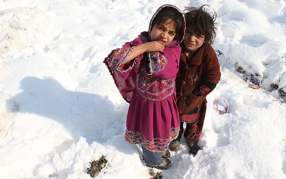 Kinderen in Kabul, 5 februari 2012. Foto EPA