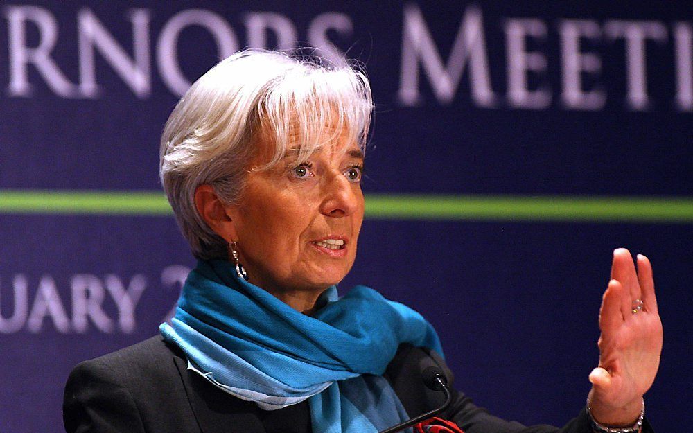 IMF-directeur Christine Lagarde. Foto EPA