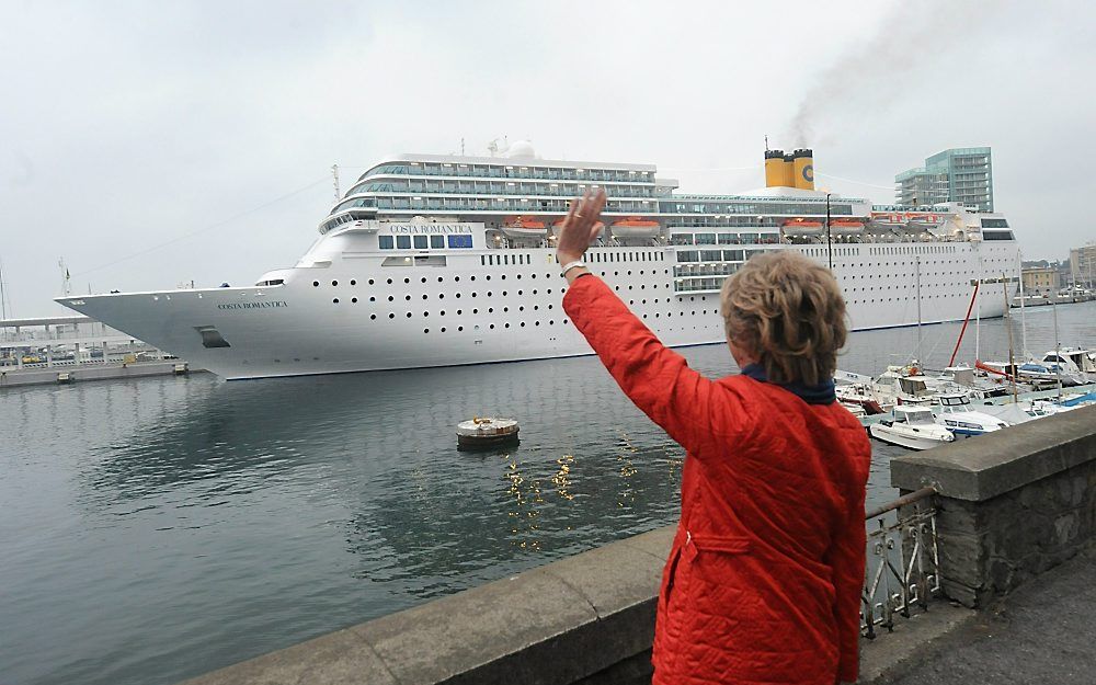 De Costa Romantica, een van de cruiseschepen van de Carnival Corporation. Foto EPA