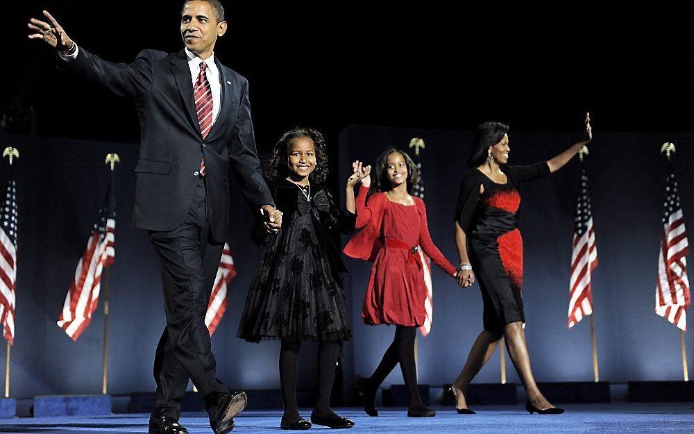 Obama na zijn verkiezing tot president, november 2008. Foto EPA