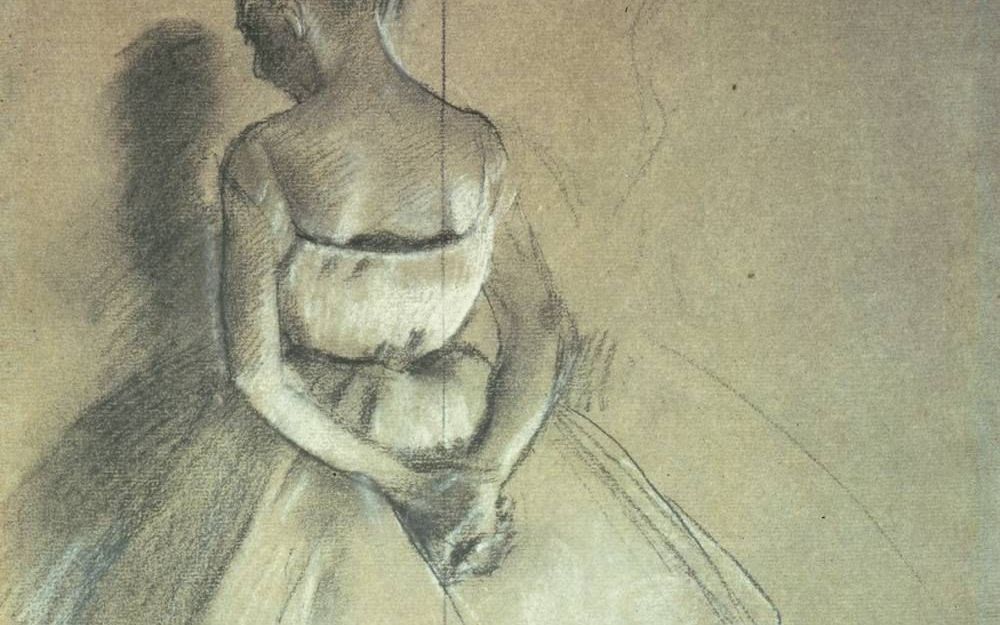 ”Danseuse debout, les mains croisées derrière le dos”, Edgar Degas (1874). Foto Tefaf, Harry Heuts