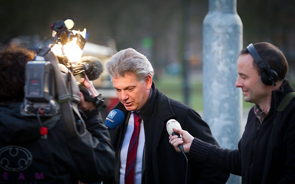 Brinkman komt aan bij PVV Noord-Holland.  Foto ANP