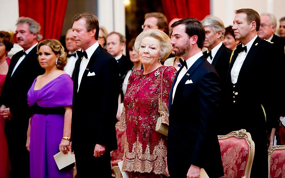 Beatrix op de tweede dag van haar staatsbezoek aan Luxemburg. Foto ANP