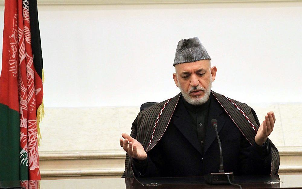 President van Afghanistan Hamid Karzai. Foto EPA