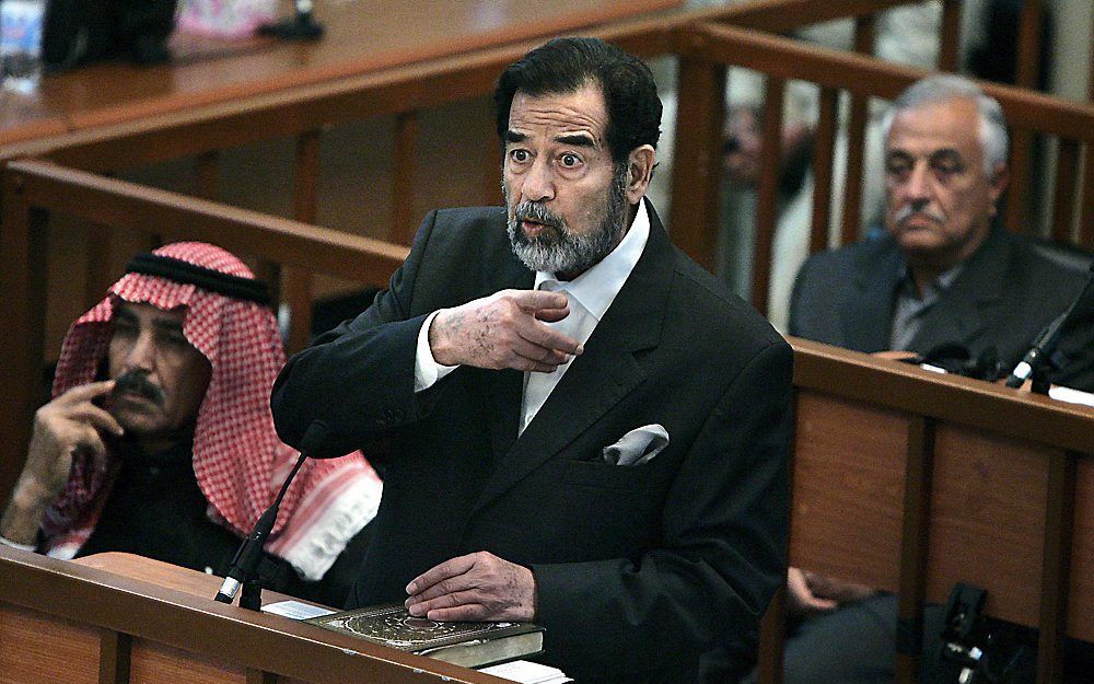 Saddam Hussein in 2006. Foto EPA