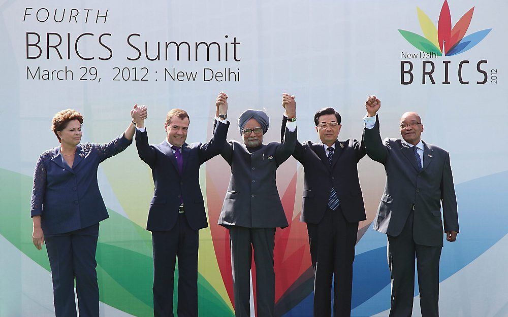 Bijeenkomst Brics-landen in New Delhi. Foto EPA