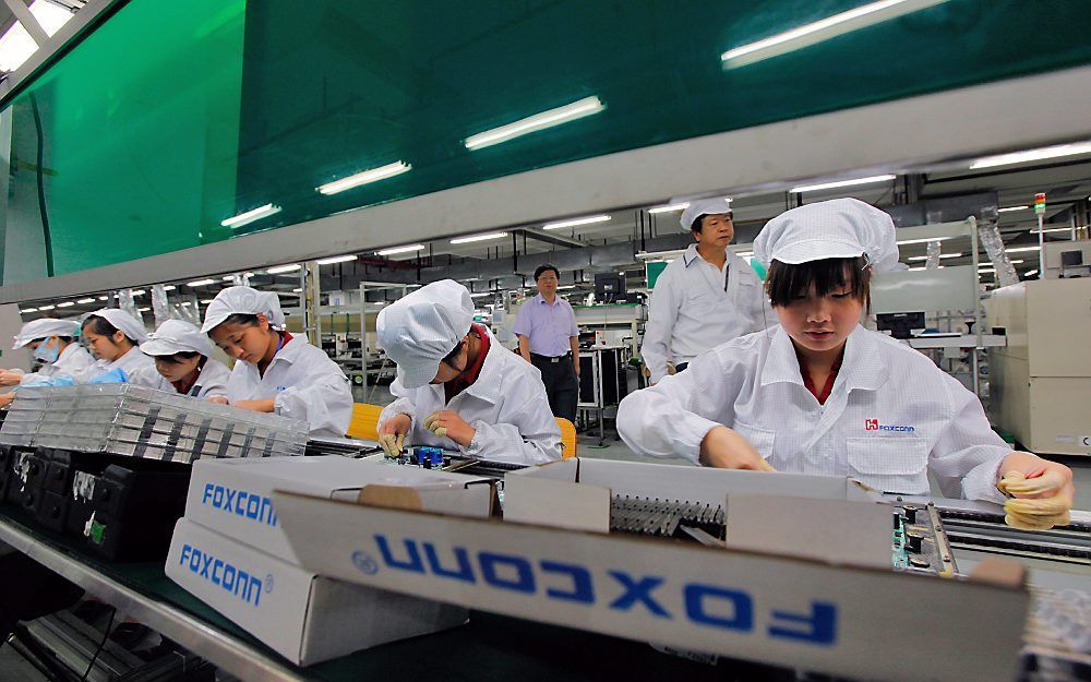 Fabriek van Foxconn. Foto EPA