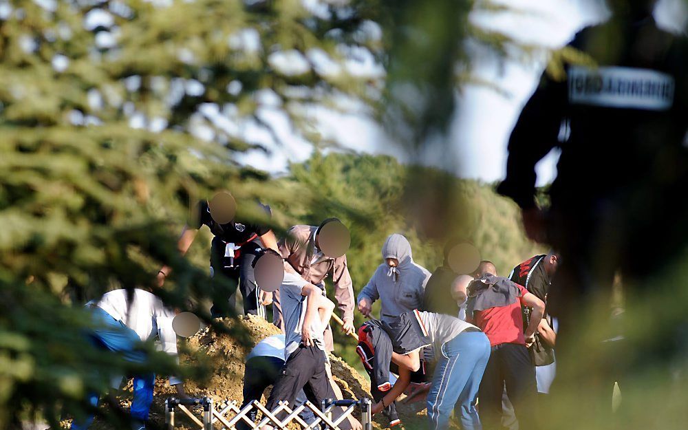 Begrafenis donderdag van Mohamed Merah. Foto EPA