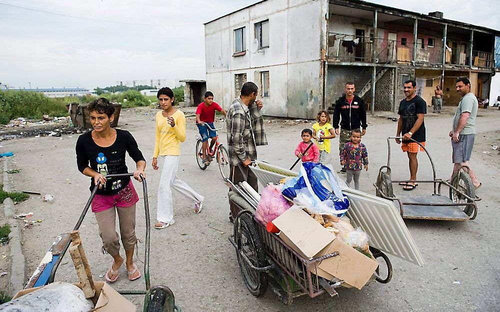 Roma's in Slowakije. Foto EPA