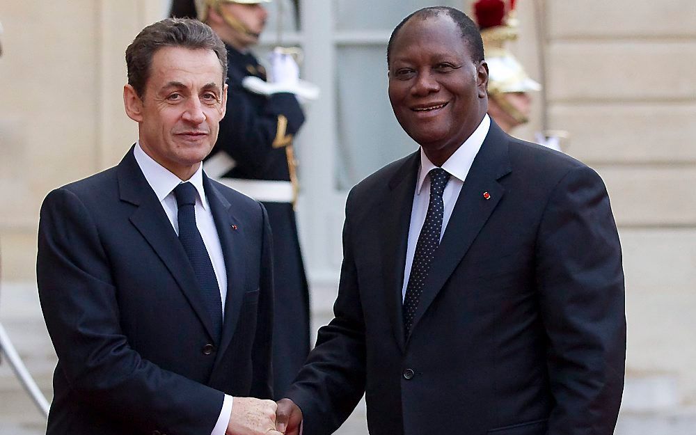 President Alassane Quattara van Ivoorkust.  Foto EPA