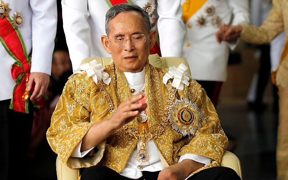 Koning Bhumibol. Foto EPA