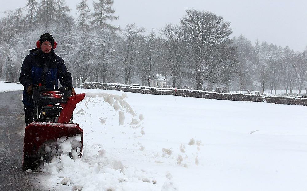 Sneeuw in Schotland. Foto EPA