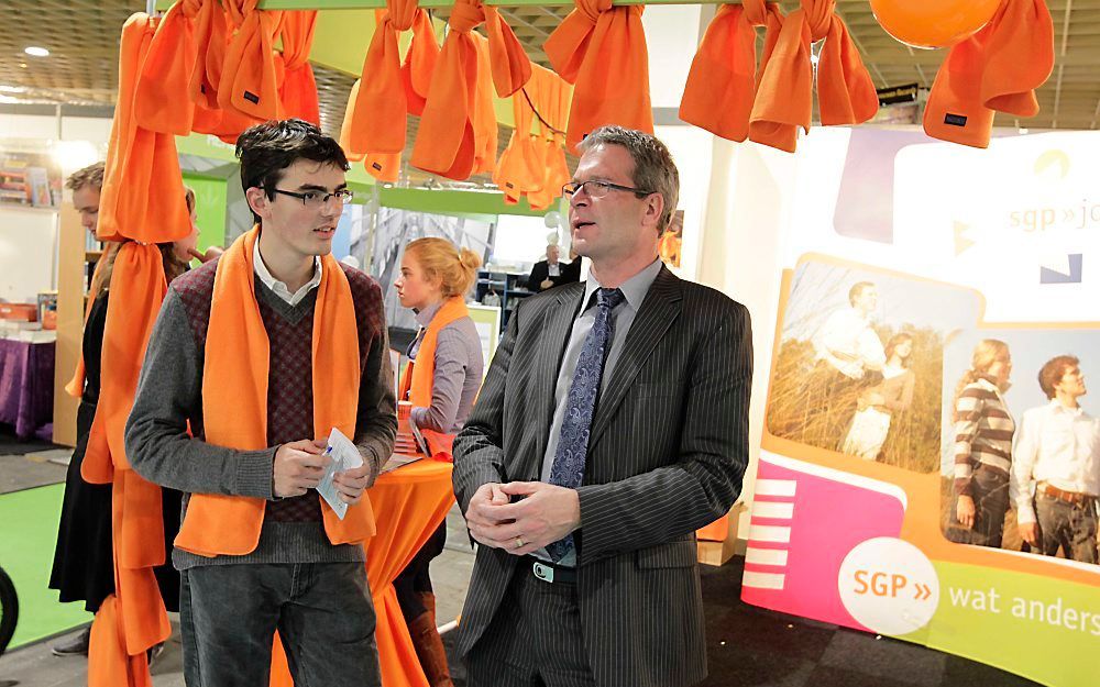 SGP-stand op Wegwijs 2011. Foto RD, Anton Dommerholt