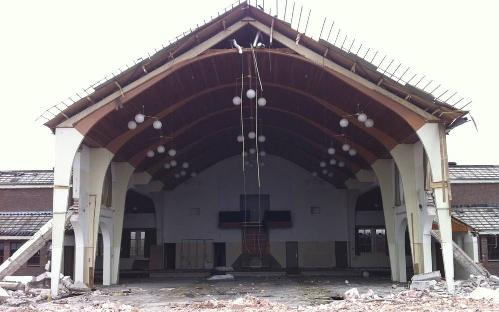 De voormalig kerk van de gereformeerde gemeente in Nederland te Barneveld. Foto RD